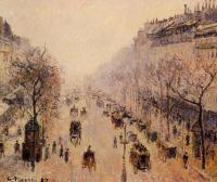 Pissarro, Camille - Boulevard Montmartre, Morning, Sunlight and Mist